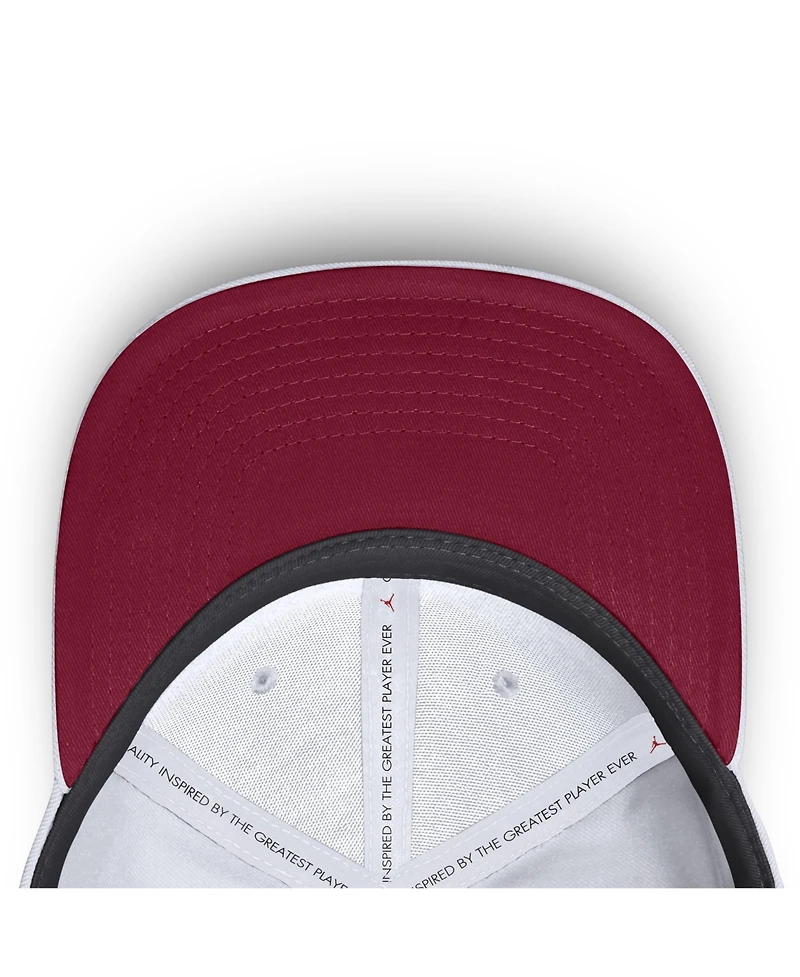 Jordan Men's White Oklahoma Sooners Game Day Rise Swooshflex Hat