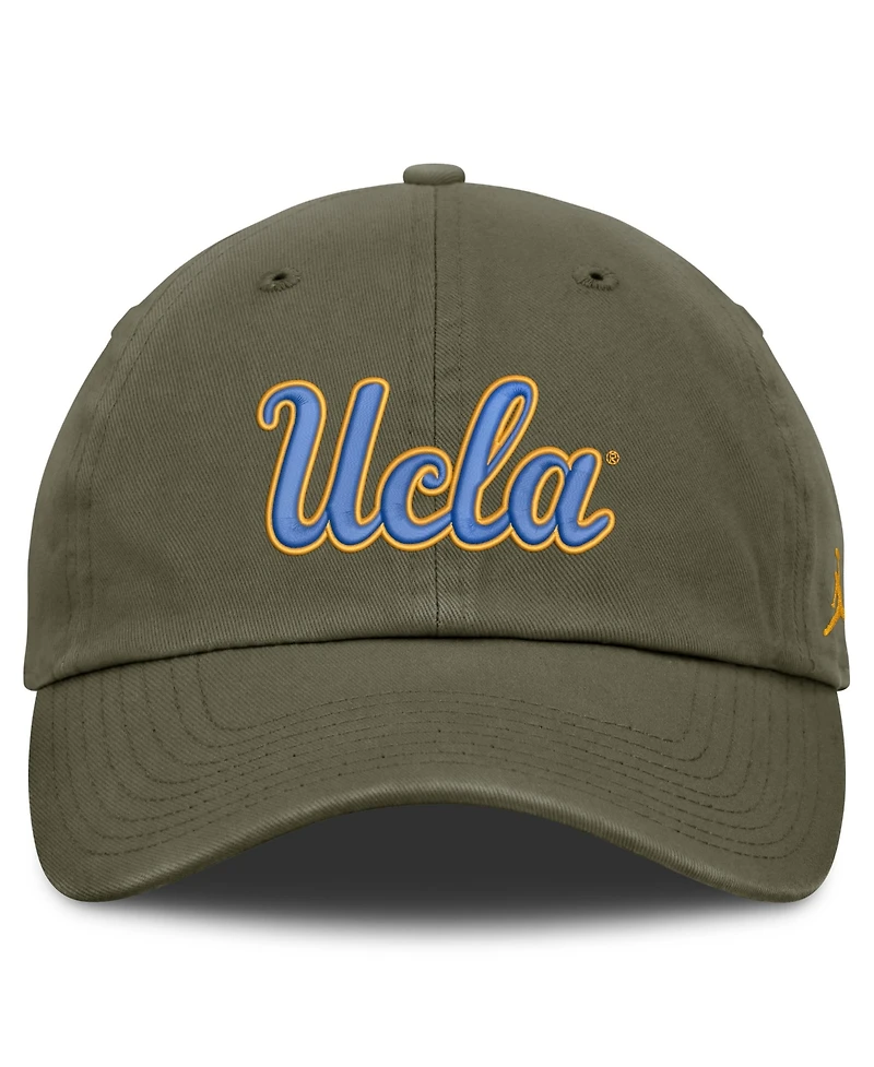 Jordan Men's and Women's Olive Ucla Bruins Primetime Club Adjustable Hat