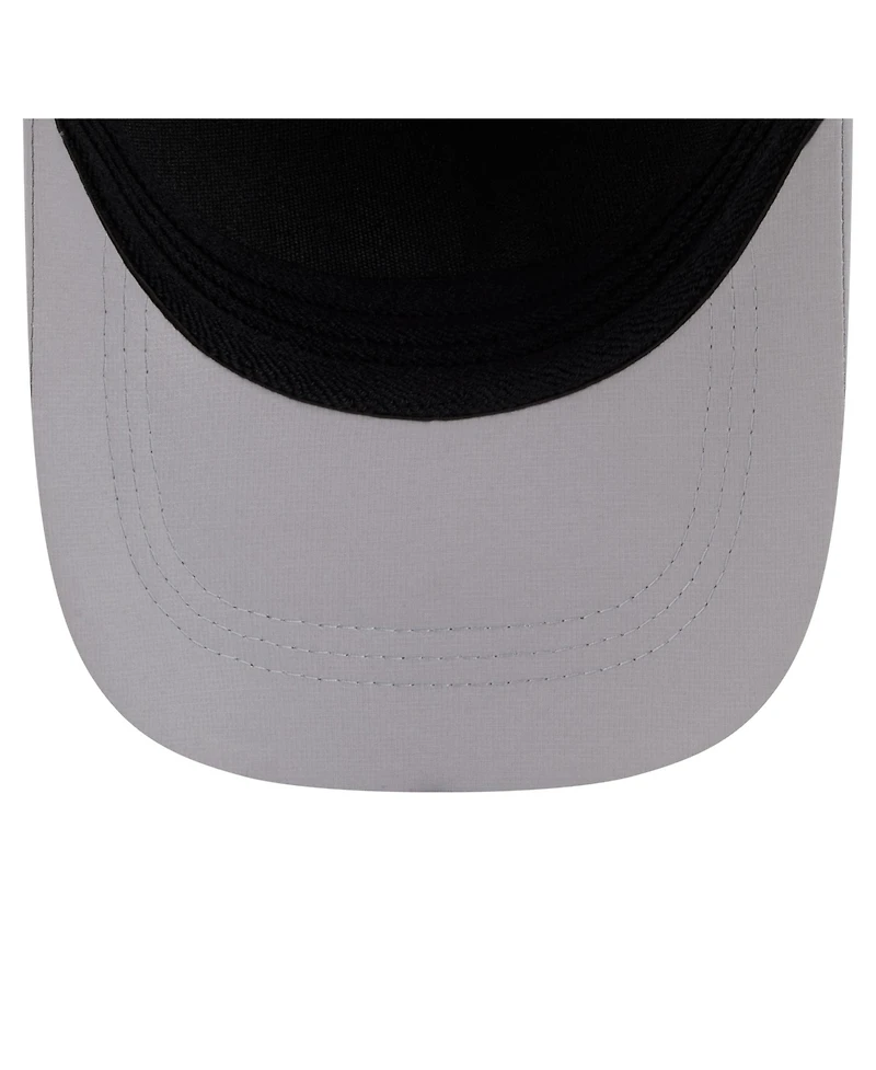 New Era Men's Gray Philadelphia Phillies Patch 39THIRTY A-Frame M-Crown Perforated Flex Hat
