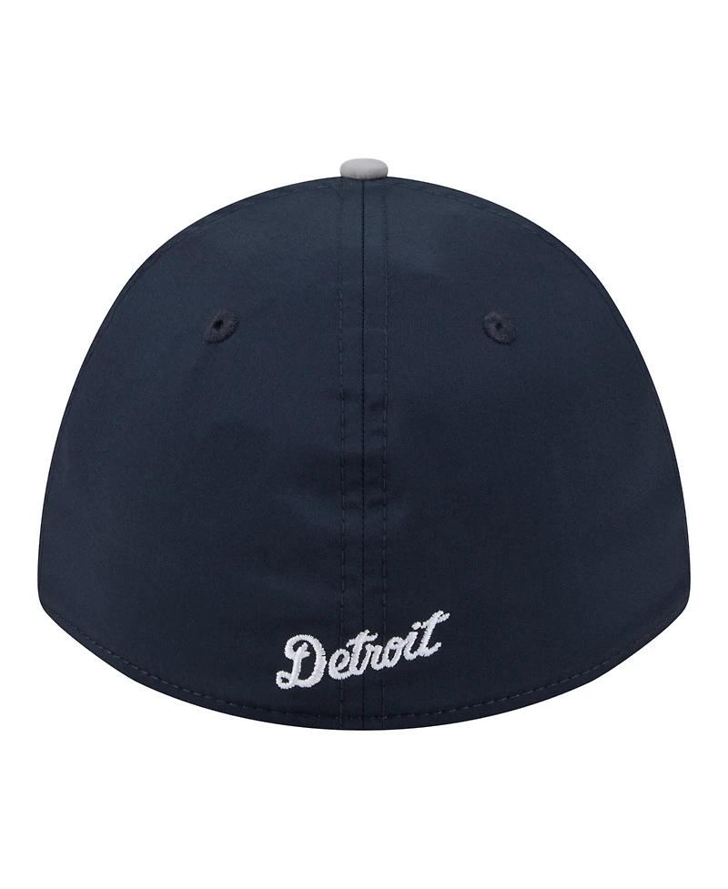 New Era Men's Navy, Gray Detroit Tigers Rope M-Crown A-Frame 39THIRTY Flex Hat
