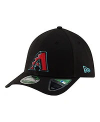 New Era Men's Black Arizona Diamondbacks Alternate Player Replica 39THIRTY M-Crown Flex Hat