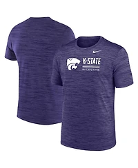 Nike Men's Purple Kansas State Wildcats Velocity Dri-fit T-Shirt