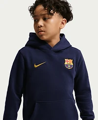Nike Big Boys and Girls Navy Barcelona Club Hoodie