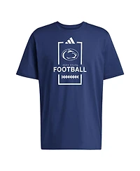 Adidas Men's Navy Penn State Nittany Lions Football Cotton T-Shirt