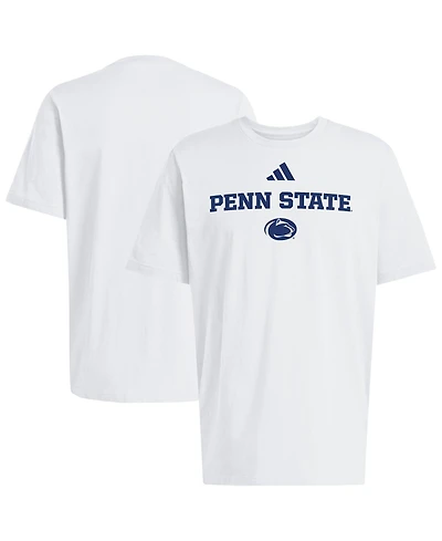 Adidas Men's White Penn State Nittany Lions Wordmark Cotton T-Shirt