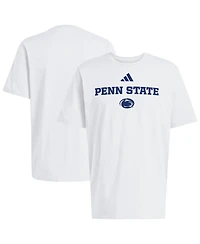 Adidas Men's White Penn State Nittany Lions Wordmark Cotton T-Shirt