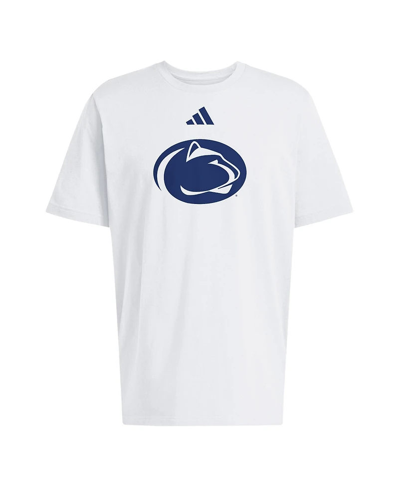 Adidas Men's White Penn State Nittany Lions Primary Logo T-Shirt