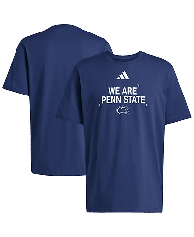 Adidas Men's Navy Penn State Nittany Lions Slogan Cotton T-Shirt