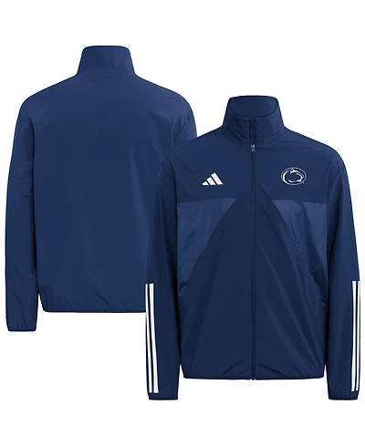 Adidas Men's Navy Penn State Nittany Lions House Of Tiro Full-Zip Woven Track Jacket