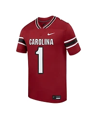 Nike Men's 1 Garnet South Carolina Gamecocks Home Replica Football Jersey