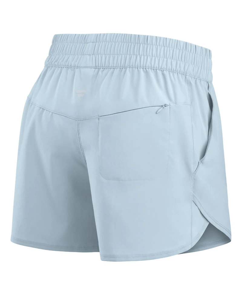 Fanatics Women's Light Blue Houston Astros Studio Woven Vibe Shorts