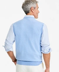 Club Room Men's Solid V-Neck Sweater Vest, Created for Macy's