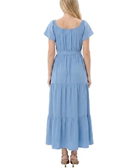 Ny Collection Petite Off The Shoulder Maxi Dress