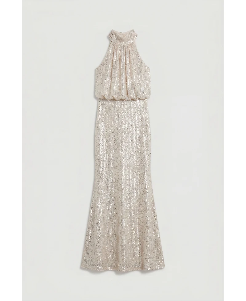 Coast Women's Halterneck Sequin Bridesmaid Maxi Dress