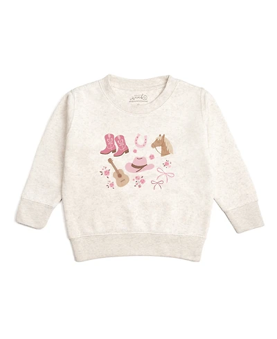 Sweet Wink Toddler Girls Western Girlie Sweatshirt