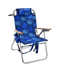 Aofar 17in Backpack Beach Chair Reclining Aluminum Folding Camping outdoor