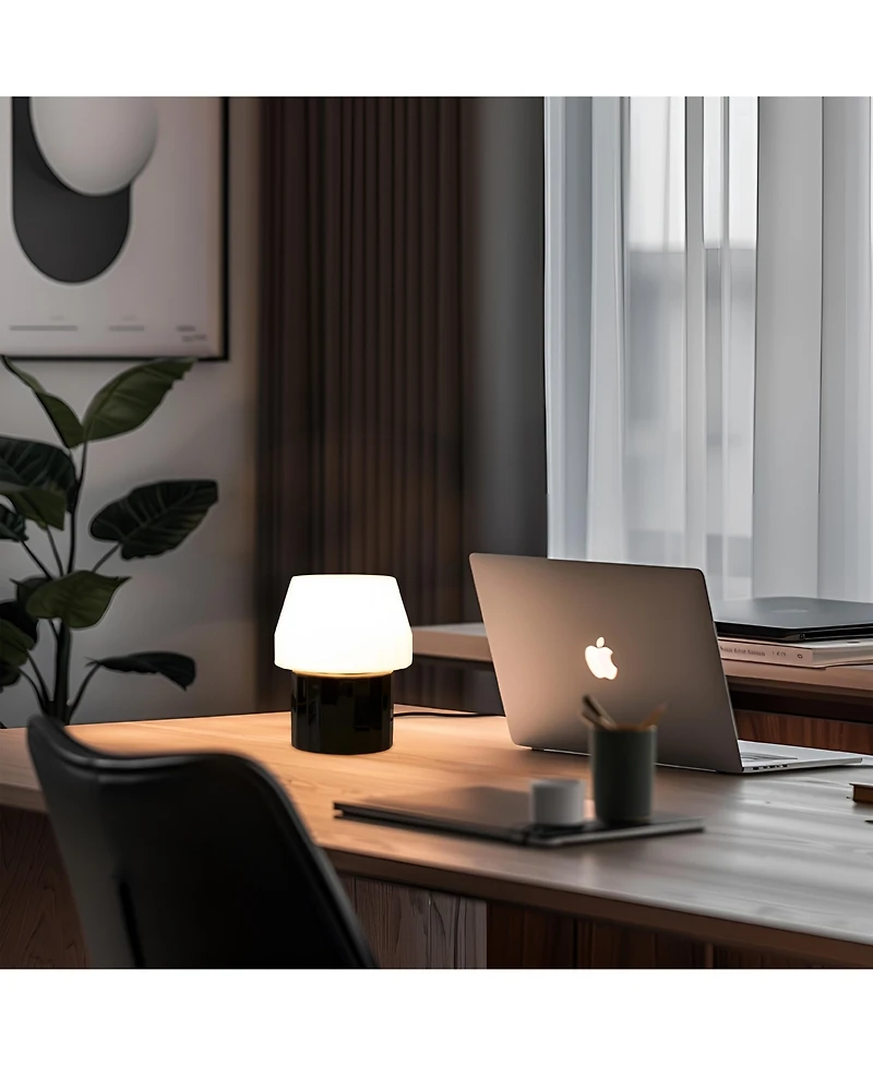 Brightech 9-in Duke Geometric Led Desk Lamp