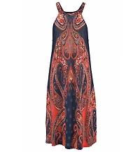 Lascana Women's Patterned High Neck Dress