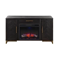 Augusta Home Goram 2 Cabinet 1 Drawer Fir Fireplace