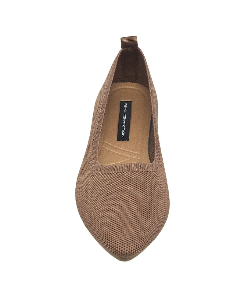 French Connection Women's Caputo Round Toe Ballet Flats