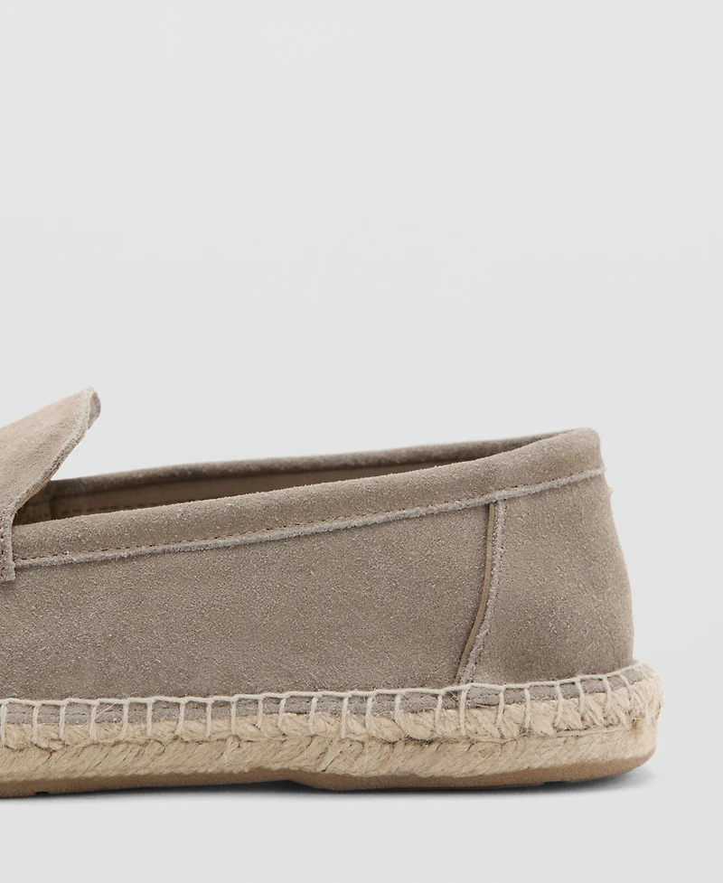Mango Men's Jute Leather Shoes