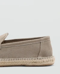 Mango Men's Jute Leather Shoes