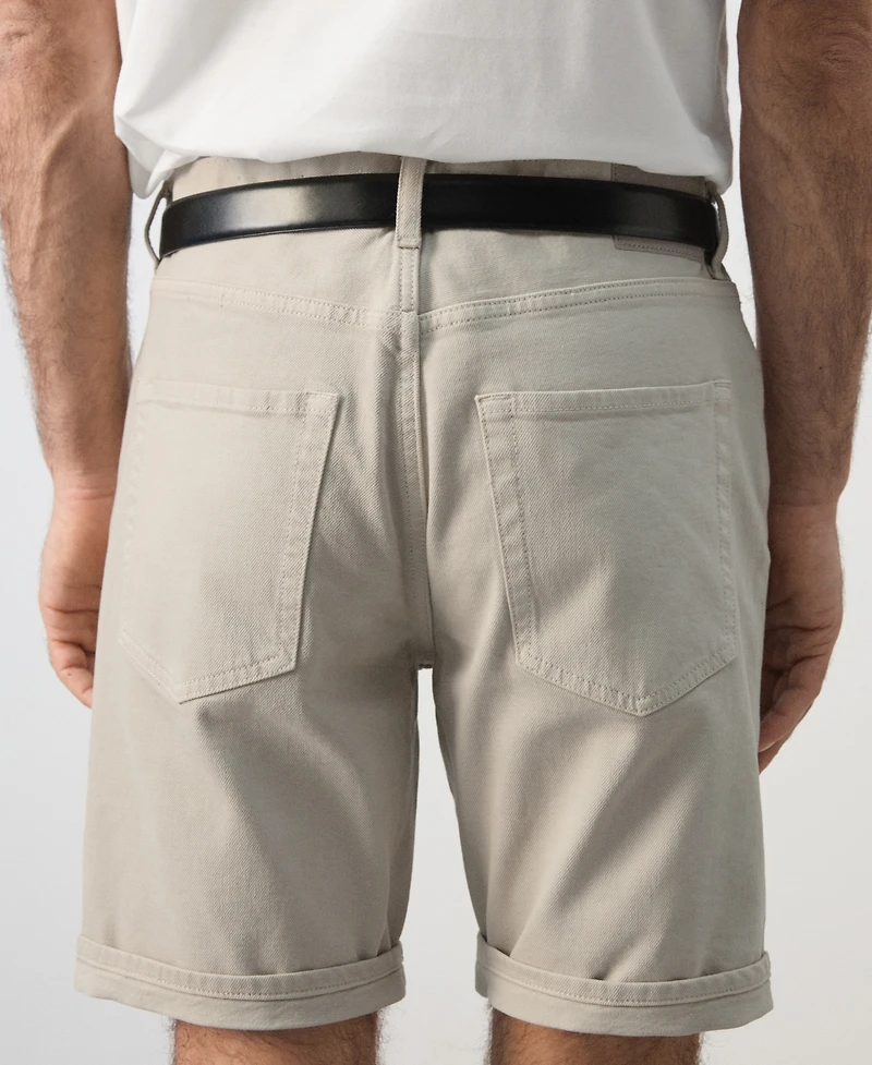 Mango Men's Slim-Fit Denim 9.45" Bermuda Shorts