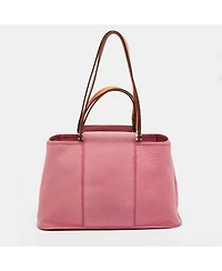 Pre-Owned Hermes Cabag Elan Canvas Tote
