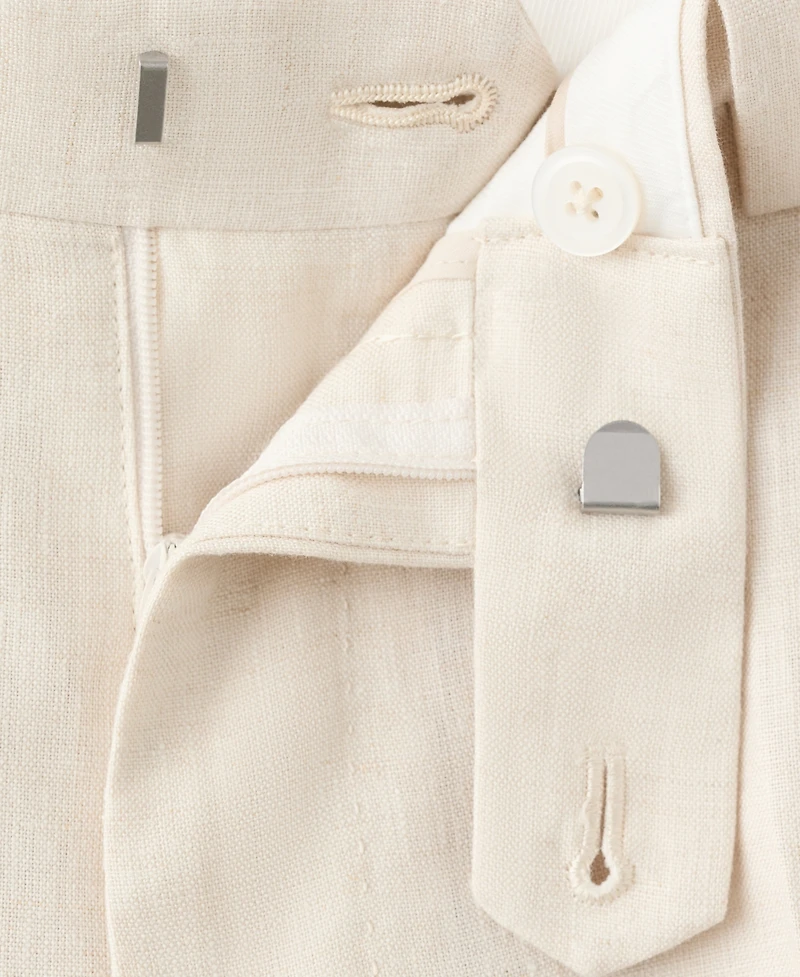 Mango Men's Amalfi Linen Slim-Fit Suit Pants