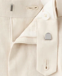 Mango Men's Amalfi Linen Slim-Fit Suit Pants