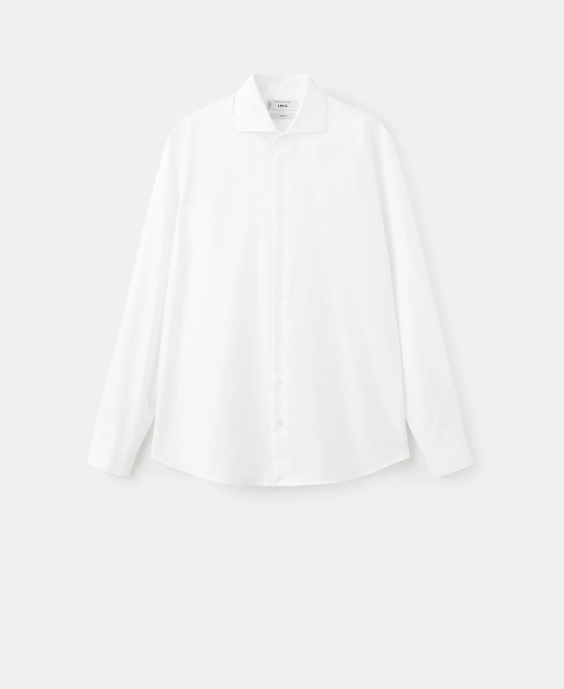 Mango Men's Cotton Slim-Fit Dress Shirt