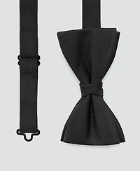 Mango Men's Microstructure Classic Bow Tie