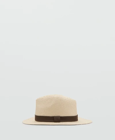Mango Men's Natural Fiber Bow Hat
