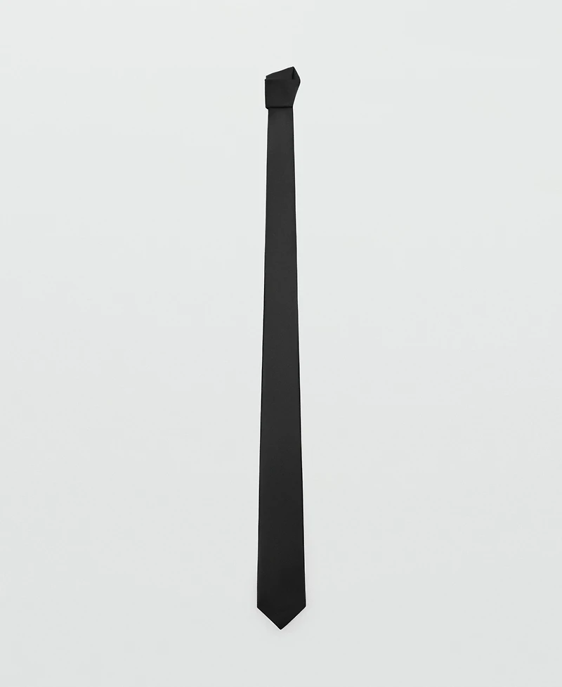 Mango Men's Smooth Micro-Structured Tie