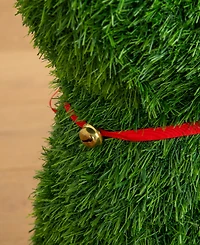 Nearly Natural 2' Ultraviolet Resistant Artificial Christmas Grass Garden Plush Topiary Reindeer Indoor And Outdoor