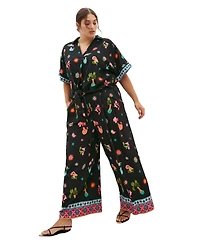 City Chic Women's Selena Print Pant