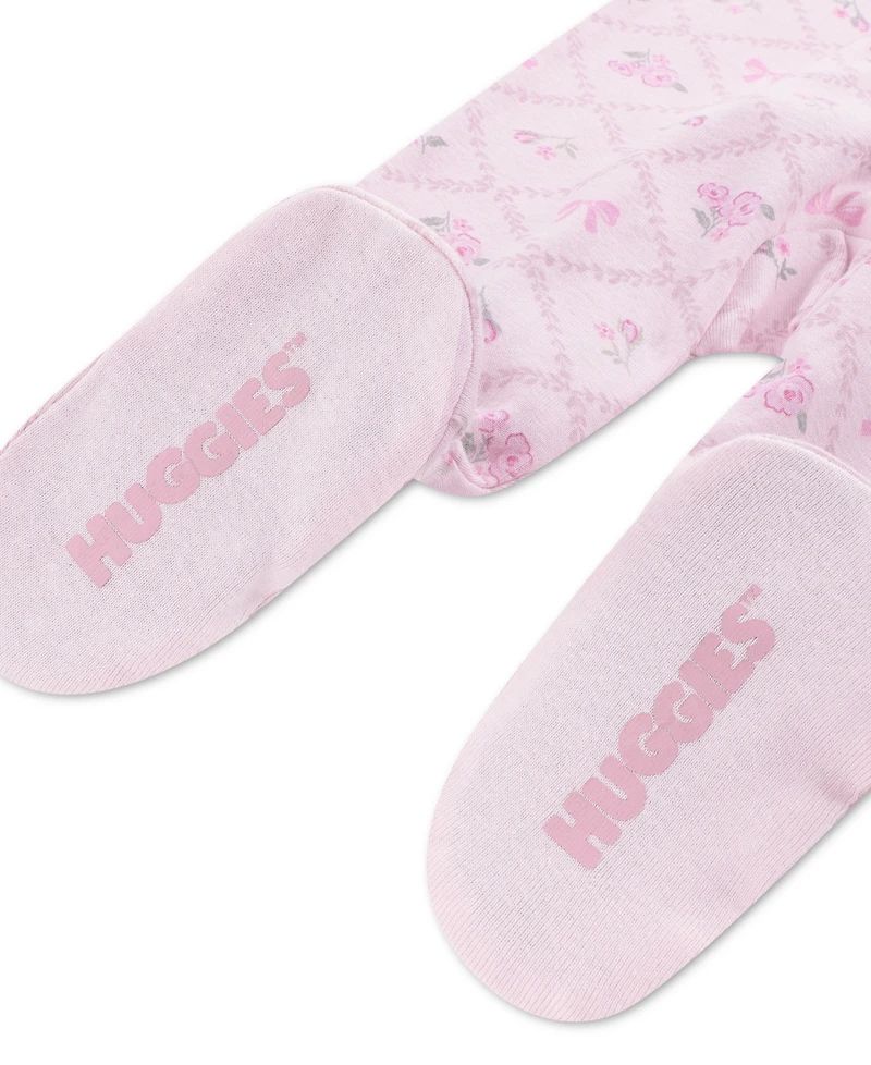 Huggies Baby Girls' Babywear Long-Sleeve Footed Coverall
