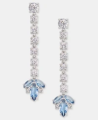 Marchesa Cubic Zirconia Linear Drop Earrings