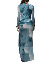 Jluxlabel Women's Heatwave Mesh Maxi Dress