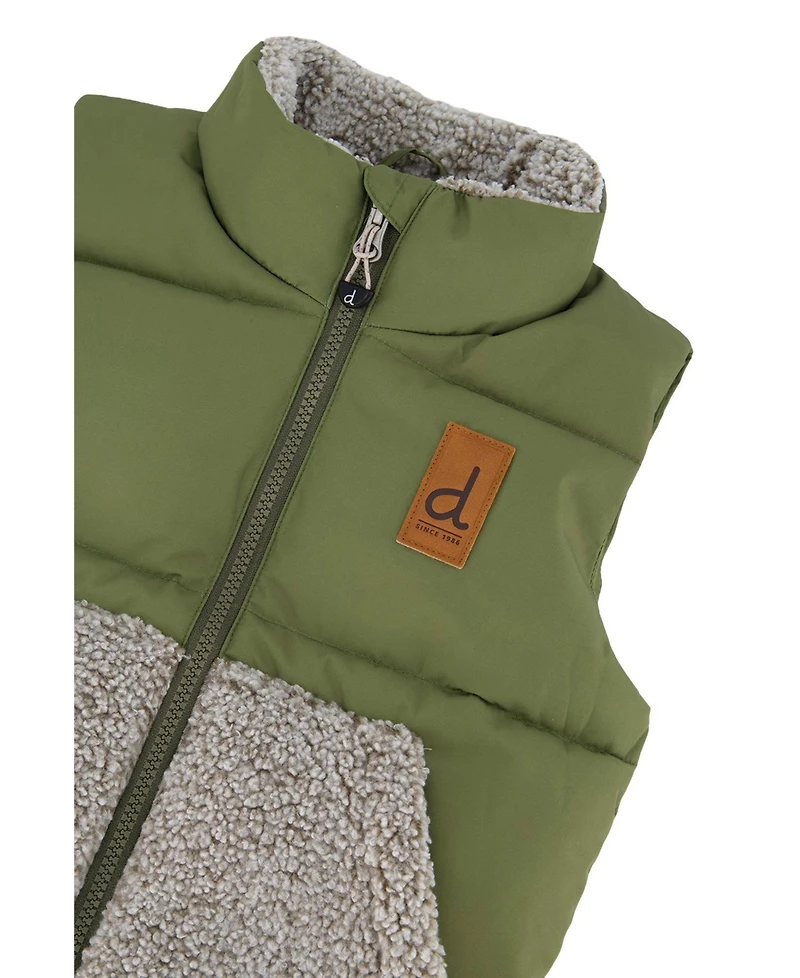 Deux par Deux Little and Big Boy (6-14) Sleeveless Mid-Season Vest