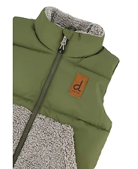 Deux par Deux Little and Big Boy (6-14) Sleeveless Mid-Season Vest