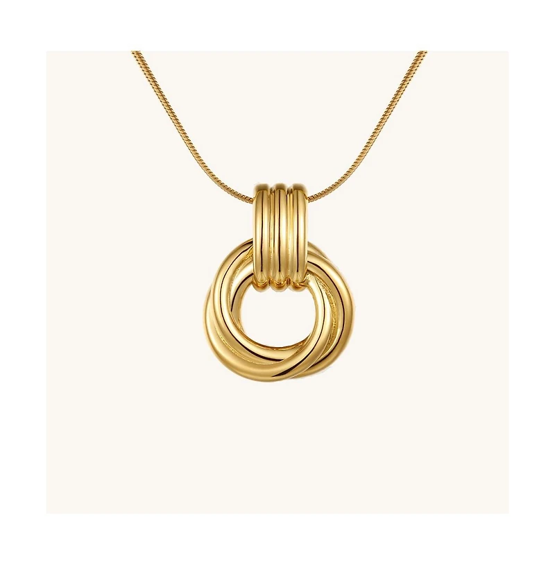 Mantra Women's Triple Knot Pendant Necklace