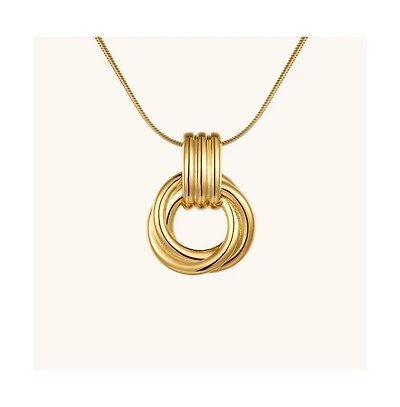 Mantra Women's Triple Knot Pendant Necklace