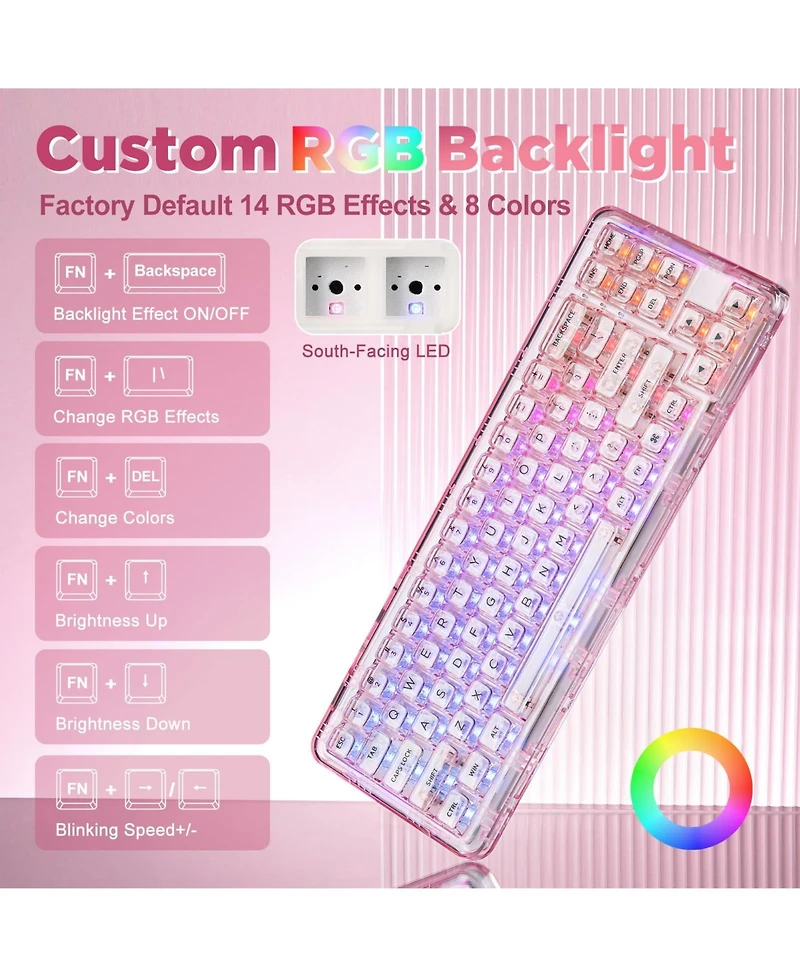Lisen X71 71-Key Mechanical Pbt Keycap Set