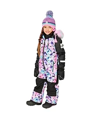 Deux par Toddler Girl ( 2T To 5T ) One Piece Play Snowsuit Floral Print