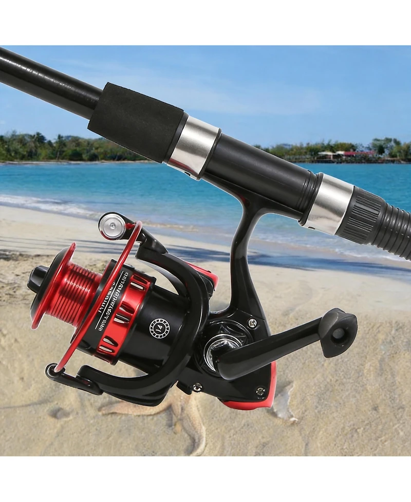 Aofar 6.9feet Fishing Rod Telescopic Carbon Fiber Spinning Reel Combo Set