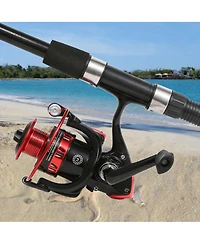 Aofar 6.9feet Fishing Rod Telescopic Carbon Fiber Spinning Reel Combo Set