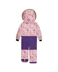 Deux par Toddler Girls ( 2T To 5T ) One Piece Play Snowsuit Mini Flower Print