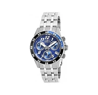 Invicta Men's 19184 Pro Diver Quartz Chronograph Metallic Blue Dial Watch