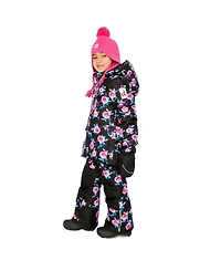 Deux par Deux Toddler Girls (2T-5T) Two Piece Play Snowsuit Rose Print